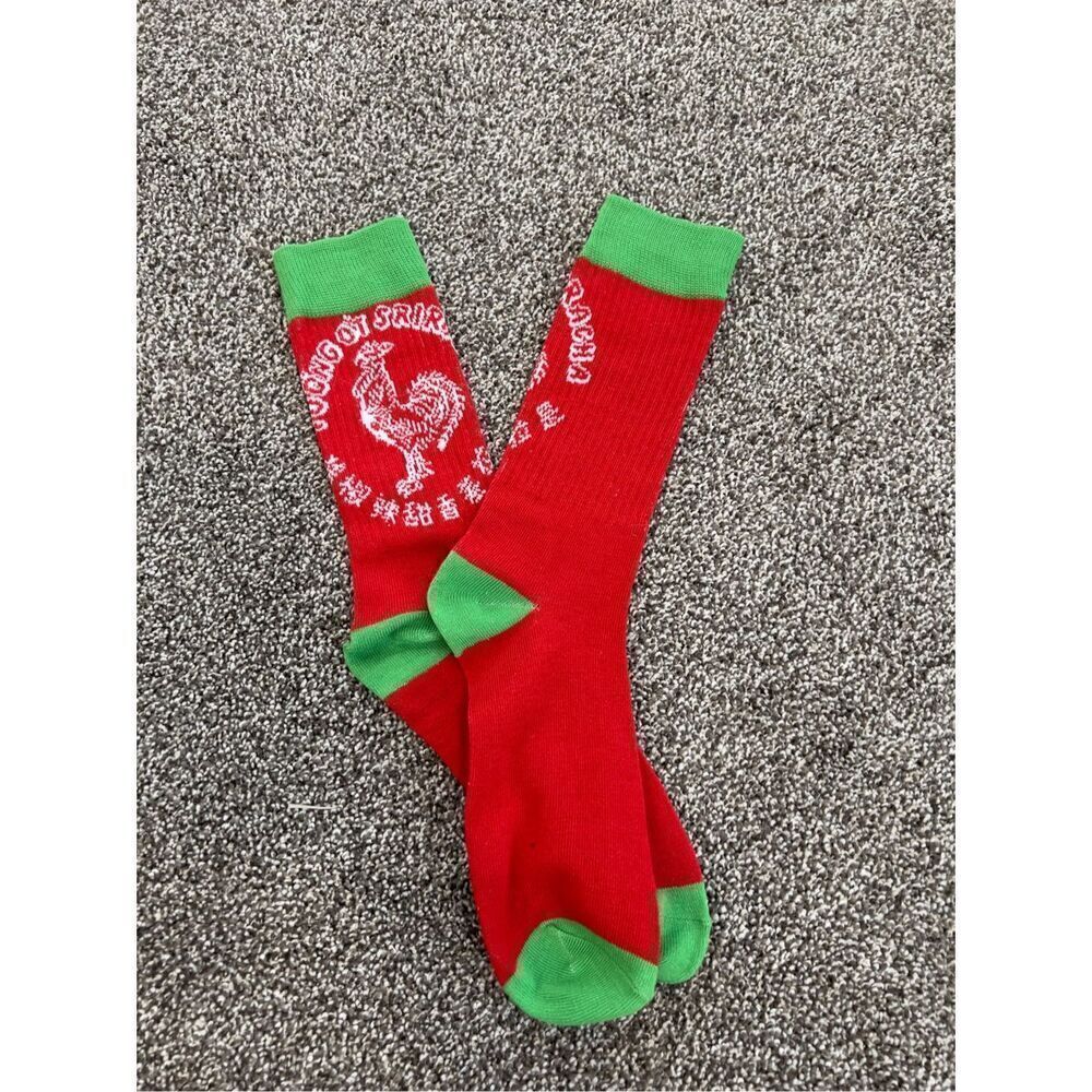 Men’s sriracha crew novelty socks